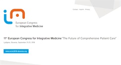 Desktop Screenshot of ecim-congress.org