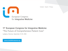Tablet Screenshot of ecim-congress.org